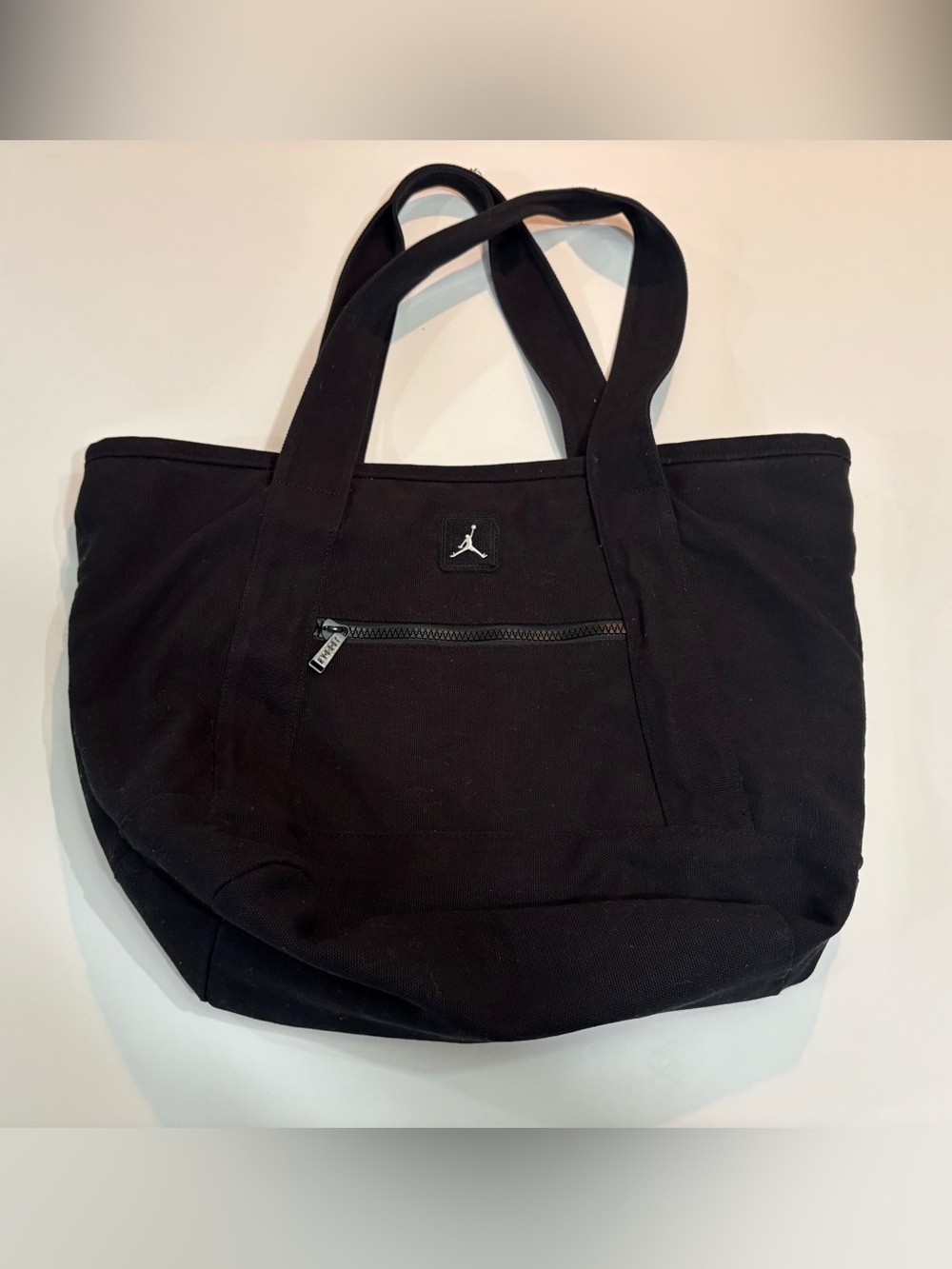 Unisex Jordan Jumpman Black Canvas Duffel-Style Tote